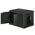 thumbnail image 4 of WDZS Litter Box Enclosure Furniture, Cat Washroom, Hidden Litter Box Cover, Cabinet for Large Cat, Dog Proof Cat Litter Boxes, Hideaway Litter Box, Cat House,Black, 4 of 11