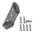 thumbnail image 3 of Birdeem Stainless Steel Multifunctional Corner Three Sided Fixed Corner Brace Cabinet Trapezoidal Hanging Angle Hanging Layer Board Support Furniture Connecto, 3 of 5