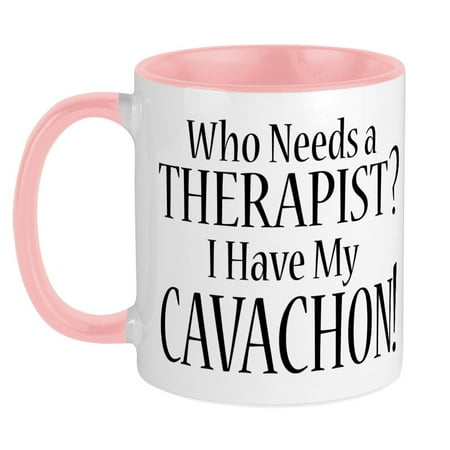 

CafePress - THERAPIST Cavachon Mug - Ceramic Coffee Tea Novelty Mug Cup 11 oz