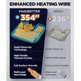 thumbnail image 3 of PAGOBETTER Electric Blankets, Blue, Full, 3 of 7