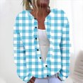thumbnail image 1 of LOVZFMLL Cardigan for Women's Casual Printed Knitted Cardigan Button Coat, 1 of 5