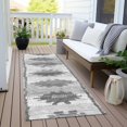 thumbnail image 3 of Dalyn Rugs Machine Washable Indoor/Outdoor Chantille Gray 2'3" x 7'6" Runner Rug, 3 of 7