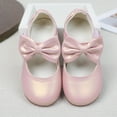thumbnail image 5 of Quealent Little Toddler Girls Dress Shoes Ballerina Ballet Flats Kids Mary Janes Pink for Size 13, 5 of 6