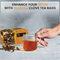 thumbnail image 2 of Tea4U Clove Black Tea, Ceylon tea, Box of 25 Teabags, 2 of 8