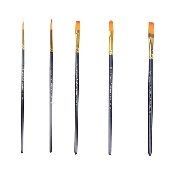 Artist Paint Brush Set (Watercolor Tool Kit), Professional Nylon Brushes Hold Thick Paints, Paint 5X Paint Smooth Brush Bru Soft Artist Nylon And Set Brushes, By Meiiso
