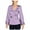 Purple - lilac, variant on I.N.C Womens Blouson Sleeve Wrap Blouse, Red, X-Small