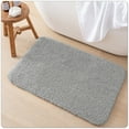 thumbnail image 5 of Bathroom Rugs,24"x43",Non Slip Shower Bath Room,Extra Soft and Absorbent,Bath Mats for Bathroom Floor,Machine Wash Dry Carpet Mat for Tub,24"x43"Gray, 5 of 7