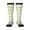3 Black, variant on Happy Easter print thigh-high socks, crafted for both men and women with a stretchy, high-opaque design perfect for daily wear