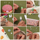thumbnail image 5 of Kit De Caja De Costura Con Herramientas, 124 Piezas Colores Caja Cafe, 5 of 5