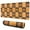 Checkered Pumpkin Halloween, variant on Long Mouse Pads for Desk,Classic Halloween Pattern Desk Mats on Top Of Desks, Desk Mouse Pad Extra Large with 3mm Non-Slip Base and Stitched Edge for Gaming,Office,Work,Home 31.5"x11.8"