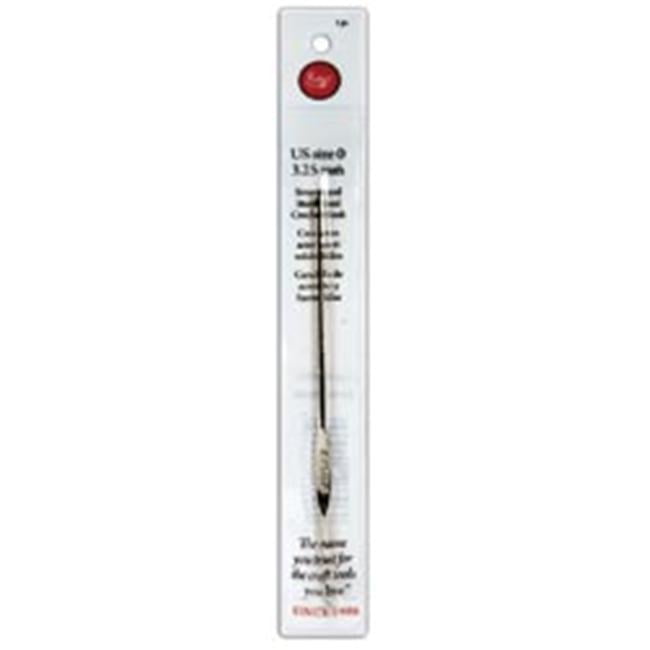 Boye Steel Crochet Hook 5/"-Size 0//3.25mm