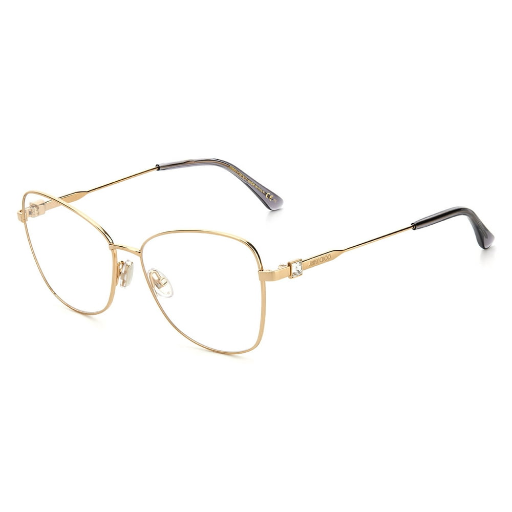 Jimmy Choo 304 Full Rim Oval Modified Rose Gold Eyeglasses - Walmart ...