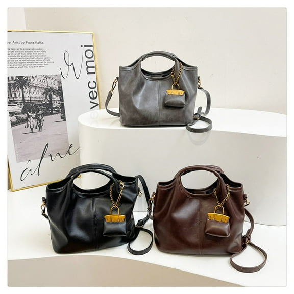 2025 New Vintage Crossbody Fashion Bucket Bag Women's Versatile Shoulder Bag