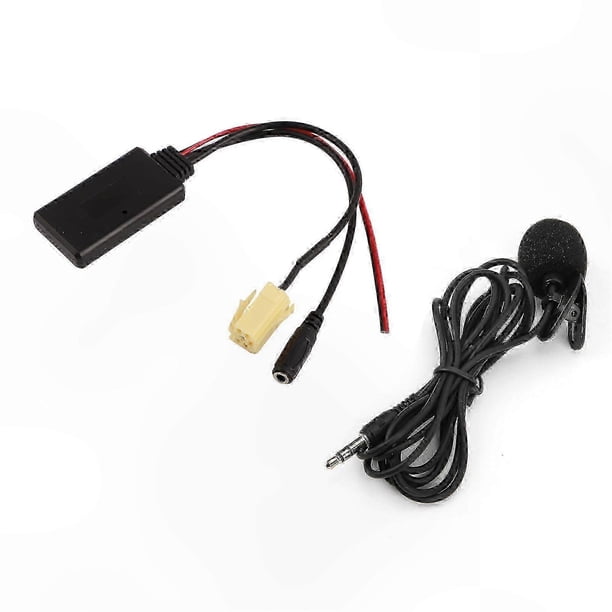 Bluetooth 5.0 AUX Adapter with Microphone for Handsfree Use in Select Vehicles