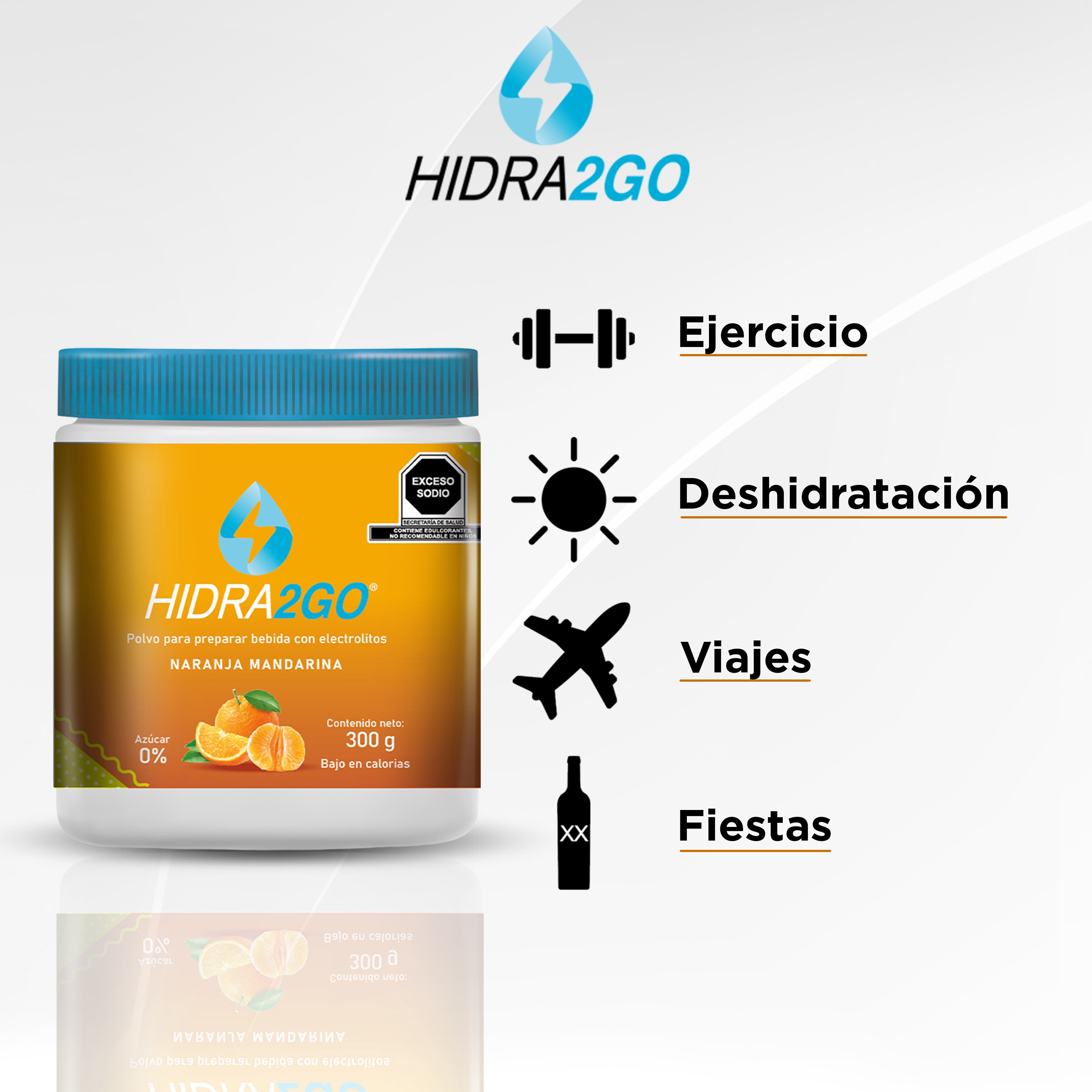 HIDRA2GO | Electrolitos en Polvo Fresa-Kiwi con Magnesio y Vitamina C |  Vitaminas Pre Entreno Keto Electrolitos Sin Azúcar | Suplementos Gym para  Running y Pre Workout 300 g