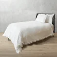 thumbnail image 4 of Linen Double Edge Embroidery Duvet Cover Set, 4 of 10