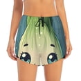 thumbnail image 2 of Salouo Adorable Kawaii Fennel Character Print Women's 2 in 1 Running Shorts Double-Layer Shorts Athletic Workout Gym Yoga Shorts Running Shorts for Women-Large, 2 of 7