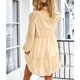 thumbnail image 2 of Vestido de gasa de lunares para mujer, vestido de lunares de manga larga ajustado con cintura informal a la moda para primavera y otoño, 2 of 7
