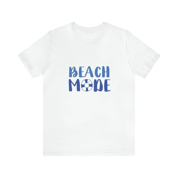 Beach Mode Unisex Jersey Short Sleeve Summer T-shirt