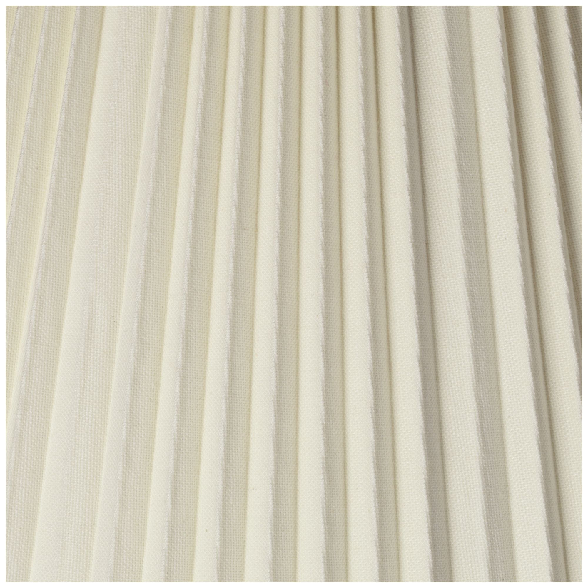 Springcrest Eggshell Pleated Large Empire Lamp Shade 9" Top x 17" Bottom x 11.75" High x 12.25" Slant (Spider) Replacement with Harp and Finial