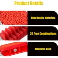 thumbnail image 3 of Magnetic Wrench Holder for Tool Box: 20-piece Modular Wrench Organizer, Freely Combinable. Perfect as a gift for dad, brother, or boyfriend. (Red), 3 of 6