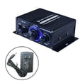 thumbnail image 1 of Amplificador de audio portátil AK170 - Mini amplificador de potencia para casa y auto, 20W x 2, LED azul, aluminio liviano (110V), 1 of 6