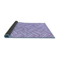 thumbnail image 2 of Ahgly Company Indoor Square Abstract Blue Modern Area Rugs, 4' Square, 2 of 4