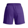 thumbnail image 5 of Zynoxe Shorts for Women with Zipper Pockets Comfy Elastic Waist Drawstring Womens Shorts Breathable Mid-Thigh Length Fitness Yoga Shorts Fashion Casual Solid Color Jogger Shorts M, 5 of 9