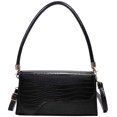 thumbnail image 2 of Bolso de hombro de embrague clásico retro patrón de cocodrilo pequeño bolso cruzado para mujer MFZFUKR WRHS-237-2, 2 of 6