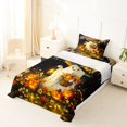 thumbnail image 5 of Manfei Spooky Halloween Ghosts Twin Sheets,Pumpkin Lantern Bedding,Black,3-Piece,1 Fitted Sheet and 1 Pillowcase, 5 of 6