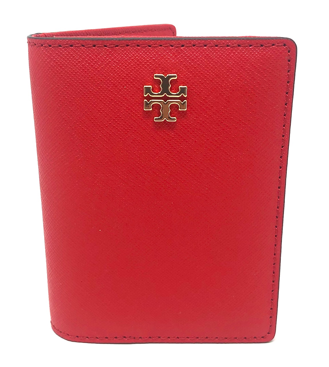 Tory Burch Tory Burch Women's Emerson Saffiano Leather Foldable Card