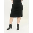 thumbnail image 2 of A3 Denim Women's Plus Size Pull On Skirt, 2 of 5