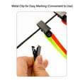 thumbnail image 4 of 12 Pcs Pack Marqueurs de Sentier avec Clips, Marqueurs de Sentier Haute Visibilité pour Arbre Marqueurs de Sentier Réfléchissants, Marqueurs de Chasse Réfléchissants avec Clips, Réflecteurs de Marquage de Sentier Suspendus, 4 of 7