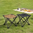 thumbnail image 1 of Sentmoon Folding Chairs for Outside Small Folding Chair Breathable Mesh Folding Stool Outdoor Fishing Camping Queuing Portable Stool Breathable Drying, 1 of 7