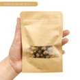 thumbnail image 2 of 10*15cm Bolsas con cierre de cremallera Kraft, 50 Uds., bolsas con muesca y ventana mate, 2 of 5