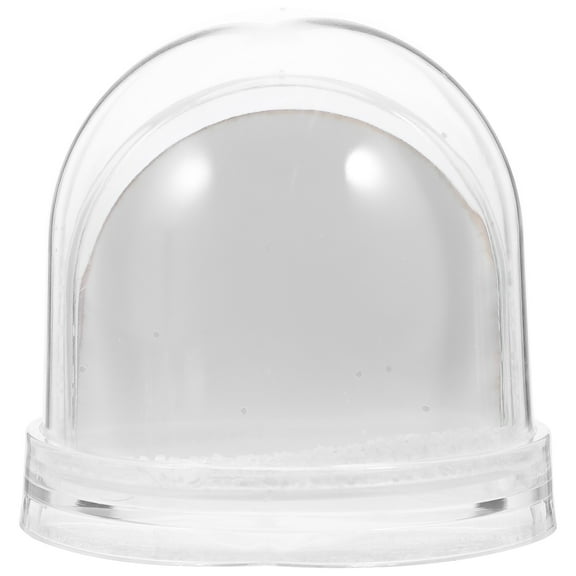 PTOOTP Plastic Snow Globe with Custom Picture Insert for Photo Display and Giving