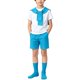 thumbnail image 2 of Odeerbi Niños 4 Piezas Preppy Traje Manga Corta Camiseta + Traje Pantalones Cortos + Chal + Calcetines Escenario Conjunto de Rendimiento, 2 of 9