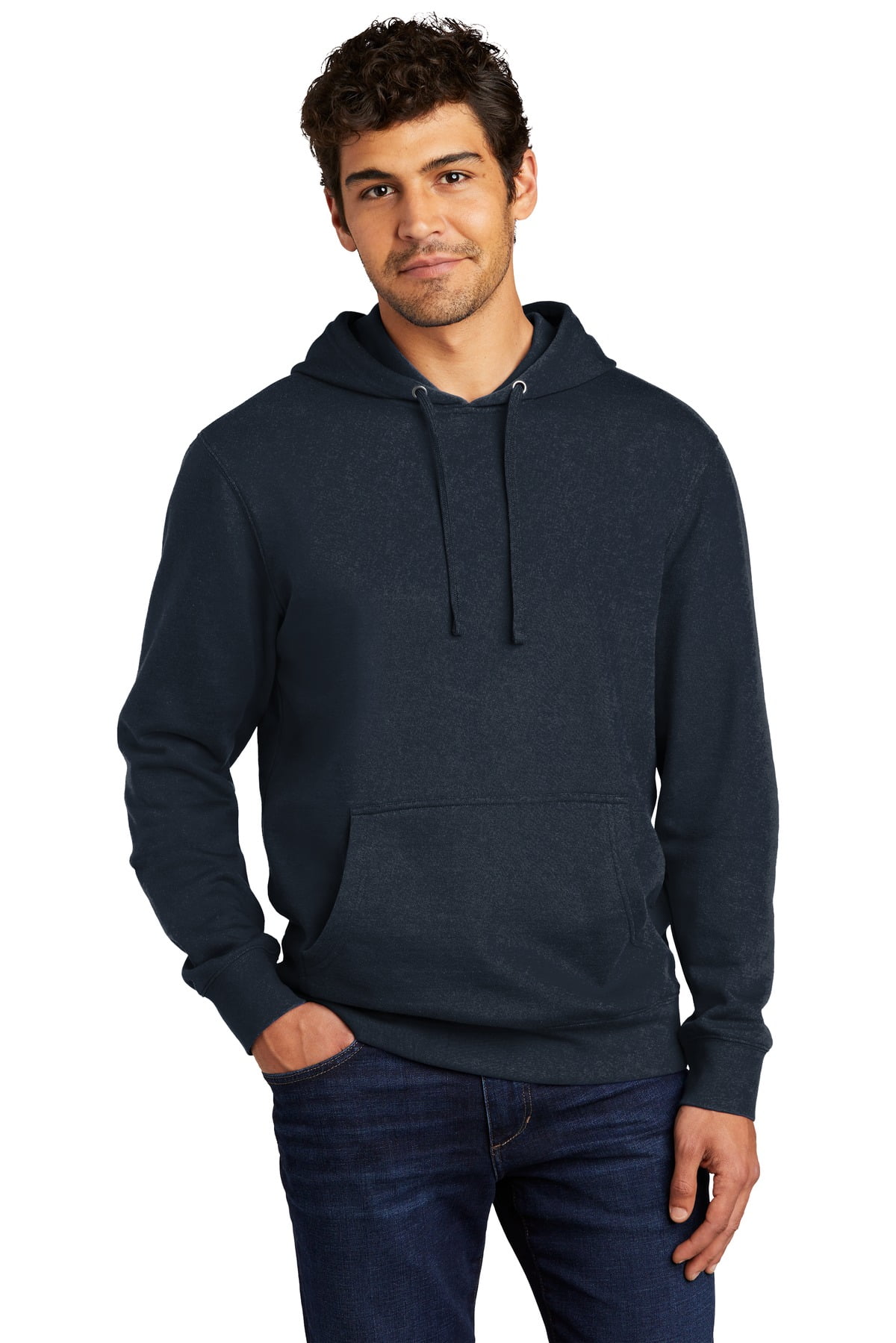 District DT6100 V.I.T. Fleece Hoodie - New Navy - 4XL