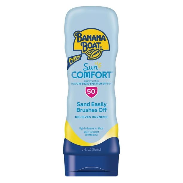 Banana Boat Sunscreen Lotion SPF 50+, 6 Oz