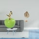 thumbnail image 2 of Escultura de hoja de cerámica, adorno abstracto, figura con forma de fruta, obra de arte para el hogar, cafetería, sala de estudio, mesa, fiesta,, 2 of 8