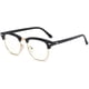 thumbnail image 1 of Gafas unisex estilo nerd con protección para los ojos, con bloqueo de radiación y montura semi-abierta, 1 of 6