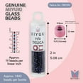 thumbnail image 3 of Miyuki Delica Seed Beads – Size 11/0 (1.6 mm), DB0183, Montana Sapphire, 7.2 g, Approx. 1440 Beads, 3 of 7