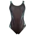 thumbnail image 4 of TSADFHJI Ladies Swimsuits Ladies Swimsuit Racing Tight Stitching Sports Swimming Swimsuit Triangle Backless Swimsuit Xxl Light Blue, 4 of 5