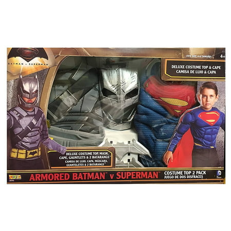 Armored Batman V Superman Costume Top 2 Pack