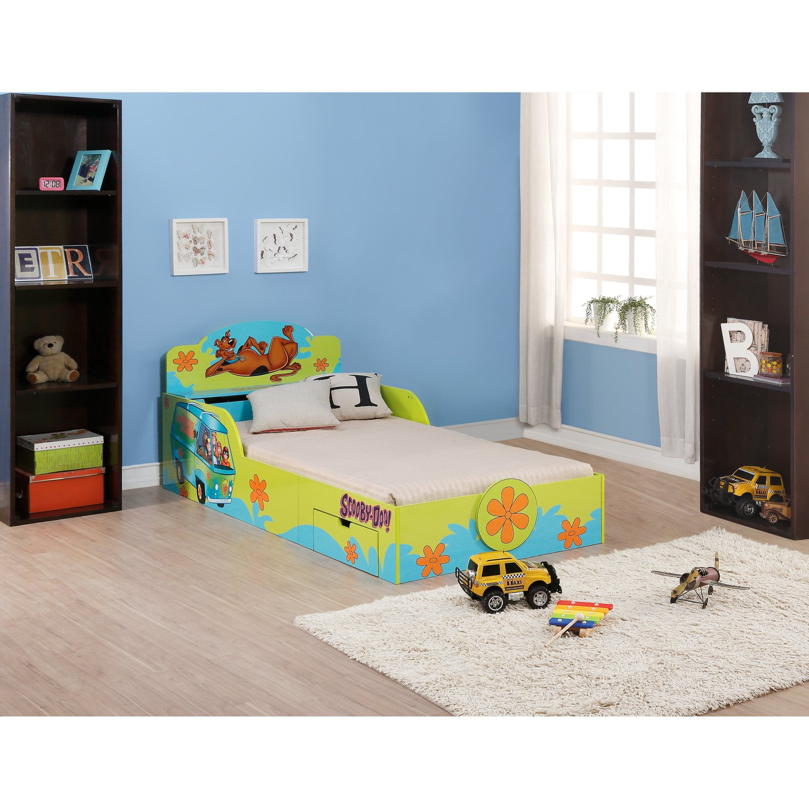 Okids Scooby Doo Childrens Twin Bed Walmart Com