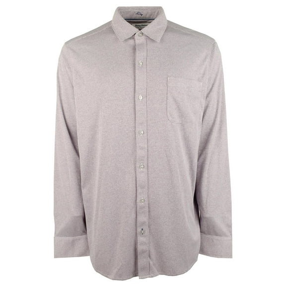 Tommy Bahama Men's Big & Tall San Lucio Stretch Long Sleeve Shirt Grape 3XLT