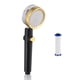 thumbnail image 1 of Handheld Alta presión cabezal de ducha rotation rotación 360 grados rotación cuerpo masaje cabezal de ducha hotel baño baño adultos familia negro tipo 2 Advancent HA010610-02, 1 of 6