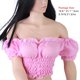 thumbnail image 2 of Vogacara 1 Juego de figuras de acción 1/6, modelos de figuras de mujeres realistas simples, camisa con arrugas, disfraz desmontable de belleza para Muñecas y casas de muñecas Rosa roja Vogacara FN001635-06, 2 of 5