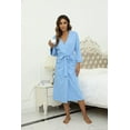 HEARTNICE Womens Robe, Lightweight 3/4 Sleeve Knit Spa Bathrobe Soft