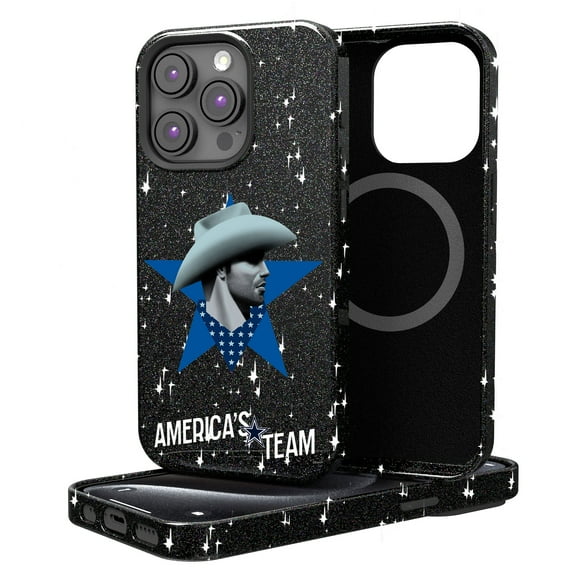Keyscaper Black Dallas Cowboys 2024 Illustrated Limited Edition Bling iPhone Case